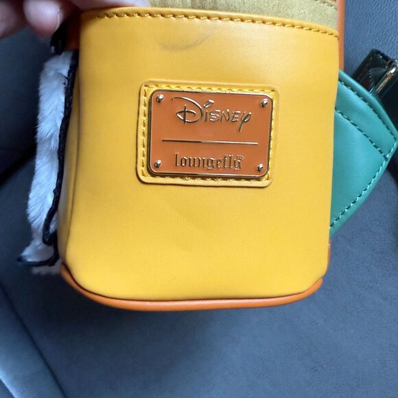 NWOT Disney Loungefly Snow White Dopey Mini Backpack Faux Leather With Adjustabl - Picture 5 of 5